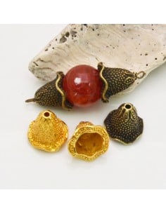 Copriperla coni fantasia a coppetta 12x14mm Gioie d'Oriente