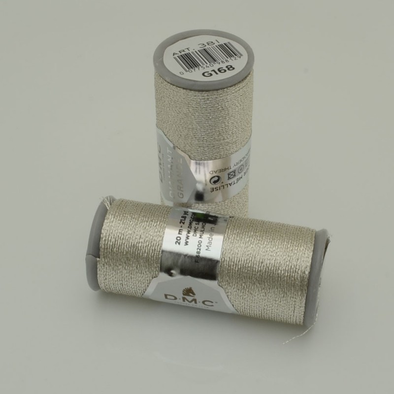 Filato Diamant DMC GROSSO 20 MT G168  Argento ottimo per catenella all'uncinetto
