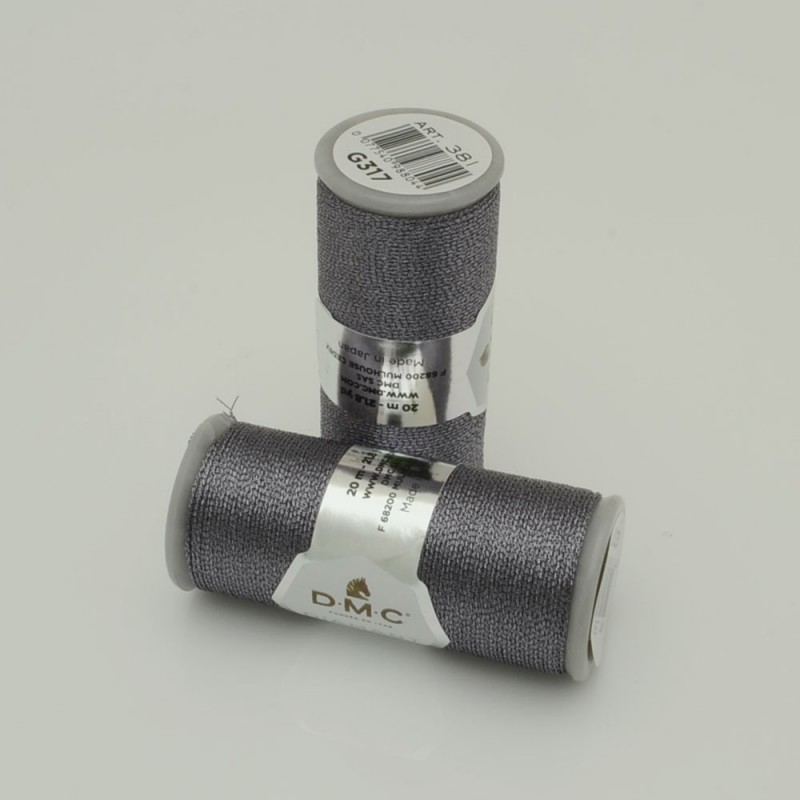 Filato Diamant DMC GROSSO 20 MT G317 grigio scuro ottimo per catenella all'uncinetto