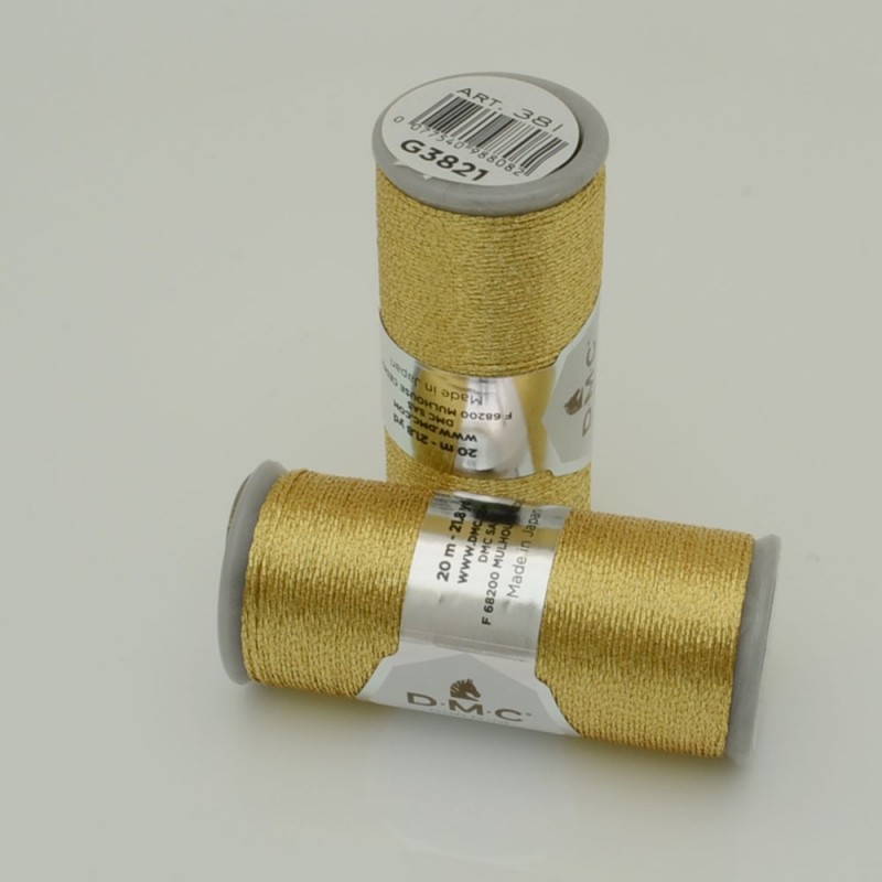 Filato Diamant DMC GROSSO 20 MT G3821 oro ottimo per catenella all'uncinetto