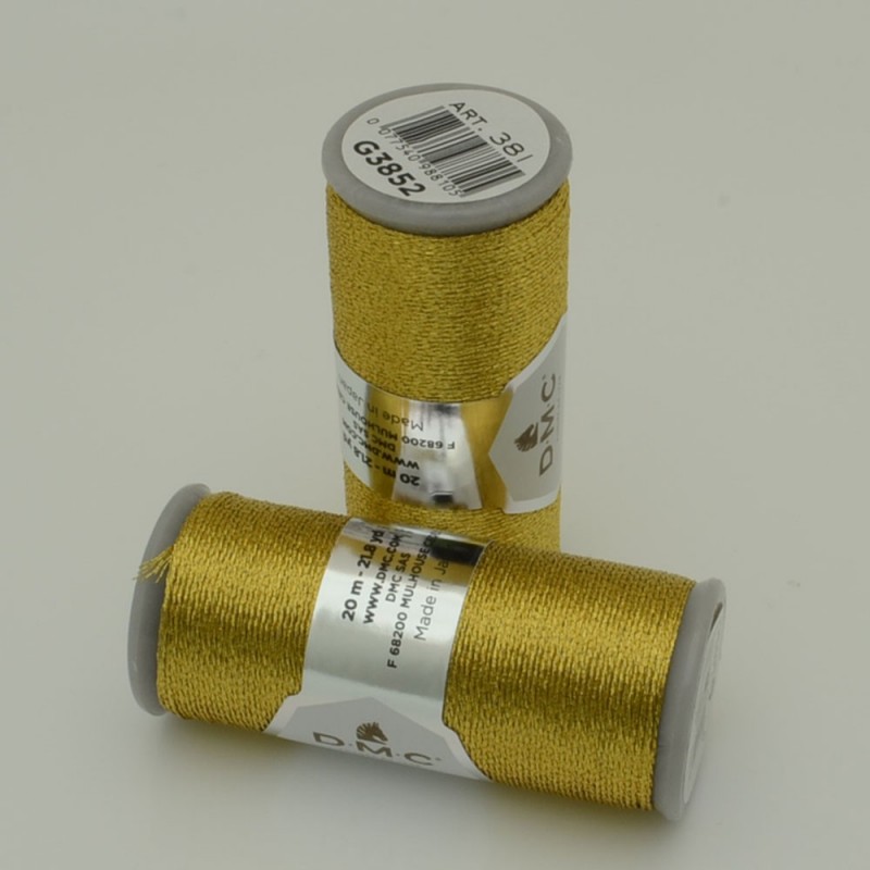 Filato Diamant DMC GROSSO 20 MT G3852 oro scuro ottimo per catenella all'uncinetto
