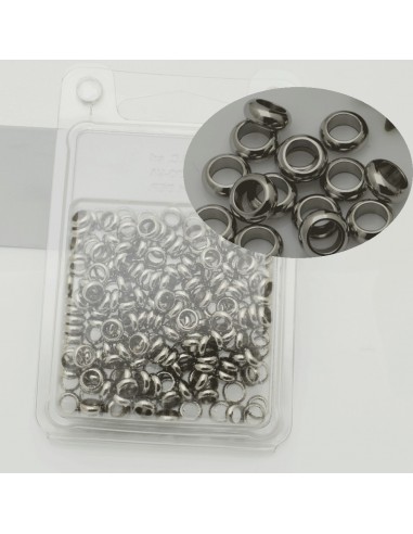 Rondelle Anellini Chiusi in Acciaio 6x2mm Foro 4mm 220pz |GDO