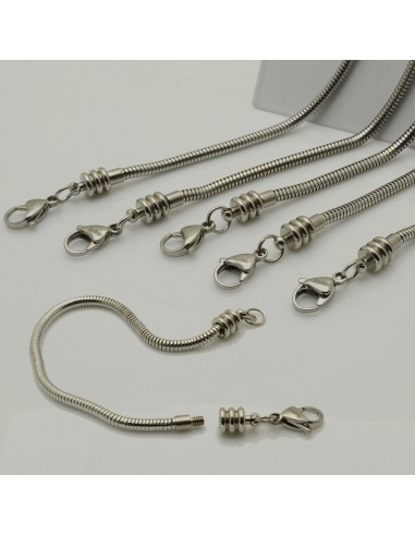 Bracciale coda di topo in acciaio spessore 3mm 1pz - Varie misure | GDO