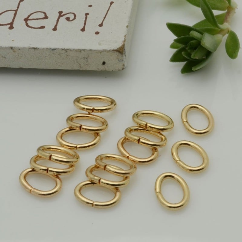 Anellini ovali aperti in Acciaio 1x5x7mm - Vari colori | GDO