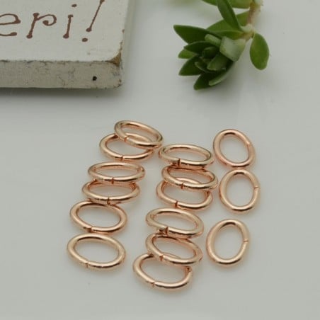 Anellini ovali aperti in Acciaio 1x5x7mm - Vari colori | GDO