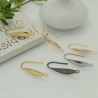 Monachelle in ottone dal design a goccia 19mm 2 paia |GDO