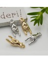 Ciondolo a forma di Mano con corna in ottone 6.5x17mm 1pz | DGO
