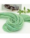 Filo di Mezzi Cristalli Verde Turchese Chiaro Rondelle 2x3mm Sfaccettati Briolette 200pz GDO | Gioie d'Oriente