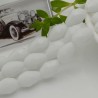 goccia cristalli cinese briolette sfaccettata 11 x 15 MM col bianco filo 24 pz per orecchini collana per le tue creazioni