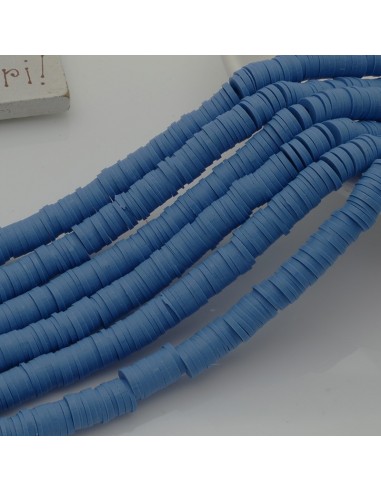 fili Rondelle Pasta Polimerica col avio 1 x 6 mm 39/40 cm Polimero Perline Heishi per le tue creazione