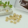 Distanziatori rondella ottone naturale foro 1.5 mm 20pz Gioie d'Oriente
