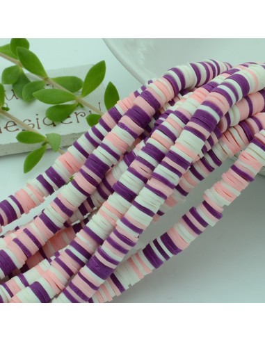 fili Rondelle Pasta Polimerica col mix 39/40 cm Polimero Perline Heishi per le tue creazione