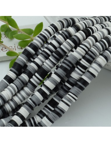 fili Rondelle Pasta Polimerica col mix 39/40 cm Polimero Perline Heishi per le tue creazione