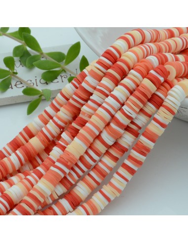 fili Rondelle Pasta Polimerica col mix 39/40 cm Polimero Perline Heishi per le tue creazione