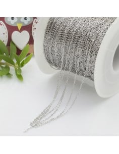Catena sottile in acciaio inossidabile 0.8 mm 1 mt Gioie d'Oriente 2
