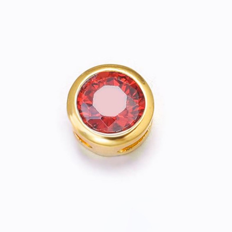 ciondolino punto luce in zirconi  1 pz varia colori e misure  PER BRACCIALE E COLLANA per fai da te 