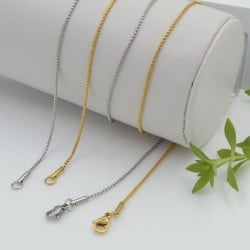 Base collana maglia rolò 1.2mm in acciaio varie misure | GDO