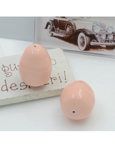 goccia barocche perla di maiorca Perlato irregolare 18 x 22 mm col rosa per tue creazioni