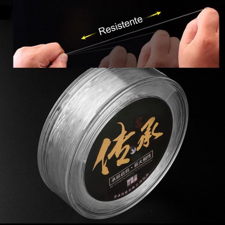 Filo elastico tondo trasparente, spessori assortiti da 0.6mm a 1.2mm, per bigiotteria, marchio Gioie d'Oriente
