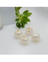 perle di fiume sfuse Potato rigato con foro 2 mm misura circa 8 mm 4 pz per tue creazioni !!!!