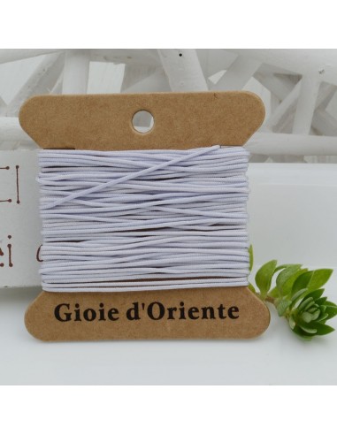 5 MT CORDINO FILO COLORE GRIGIO CHIARO 35 PER BRACCIALE E COLLANA per fai da te