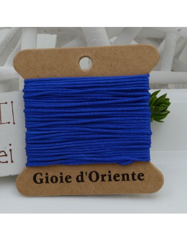 5 MT CORDINO FILO COLORE BLUETTE 13 PER BRACCIALE E COLLANA per fai da te