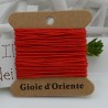 5 MT CORDINO FILO COLORE ROSSO PER BRACCIALE E COLLANA per fai da te