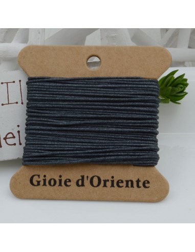 5 MT CORDINO FILO COLORE GRIGIO SCURO 44 PER BRACCIALE E COLLANA per fai da te