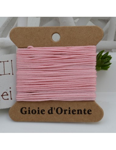 5 MT CORDINO FILO 0.8 MM COLORE ROSA PER BRACCIALE E COLLANA per fai da te