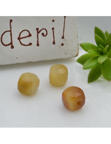 Pietre dure a forma di cubo sfaccettato occhi di gatto 5 mm 1 pz per le tue creazioni!!!