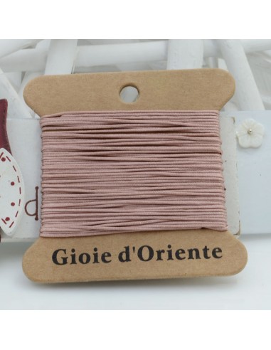 5 MT CORDINO FILO COLORE ROSA ANTICO 42 PER BRACCIALE E COLLANA per fai da te