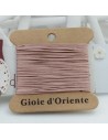 5 MT CORDINO FILO COLORE ROSA ANTICO 42 PER BRACCIALE E COLLANA per fai da te