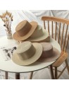 cappello per mare paglia da decorare palma donna cappelli da spiaggia 33 cm