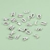 Distanziatore Lettera dell'Alfabeto in Acciaio Rodio 8mm 1pz | GDO