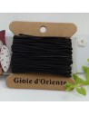 CORDINO CERATO tondo colore nero 5 MT 100% qualità AAA per le tue creazioni!!
