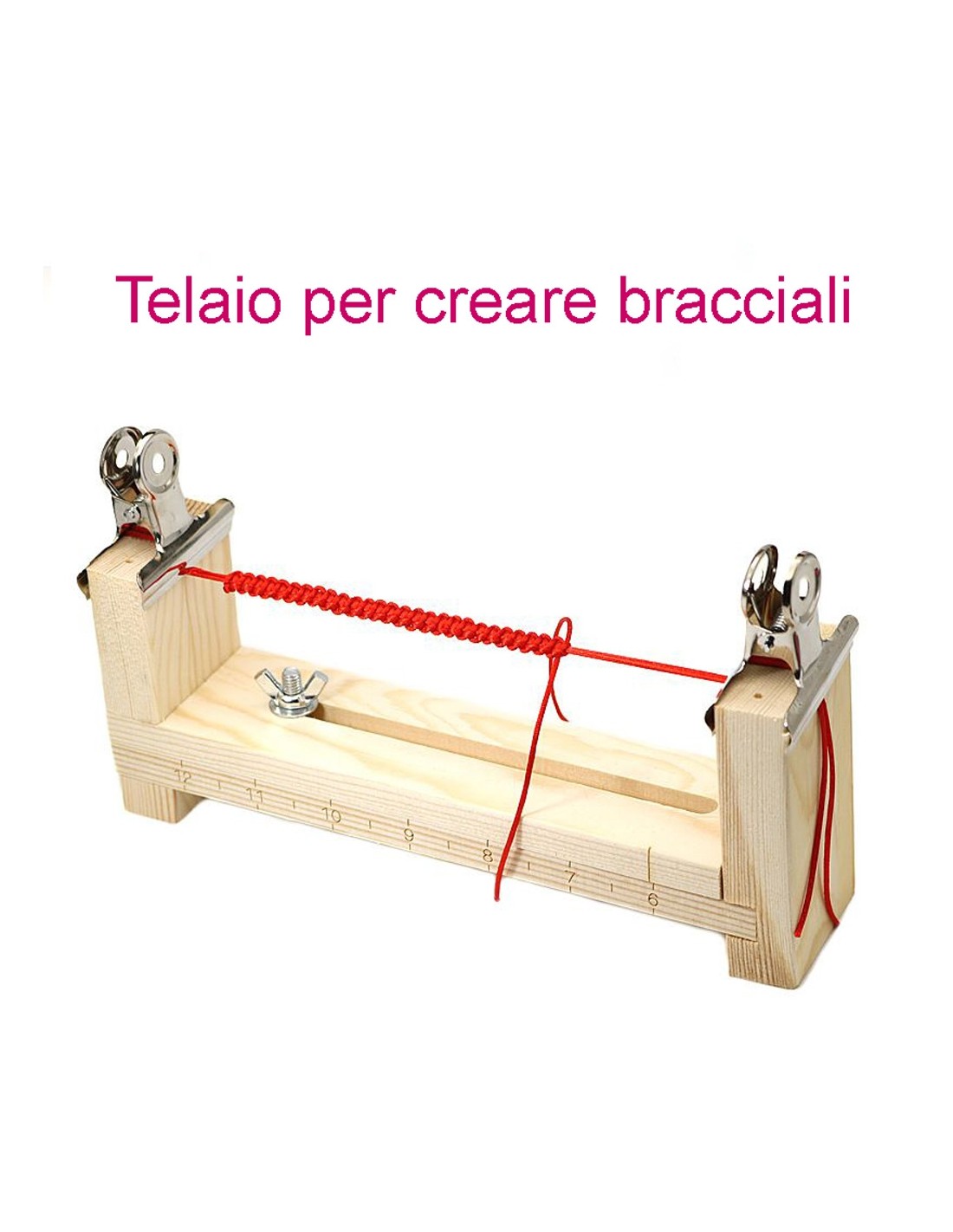 Schema per bracciale con telaio per perline Bracciale con telaio per  perline Perline a punto quadrato