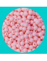 Perline tonde di plastica colore rosa chiaro diverse misure con foro 2 mm per le tue creazioni alla moda!!