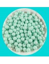 Perline tonde di plastica colore tiffany chiaro varie misure con foro 1.2 - 2mm | Gioie d'Oriente