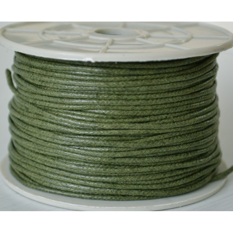 cotone cerato colore Verde spessore 1.5mm lunghezza 50mt GDO