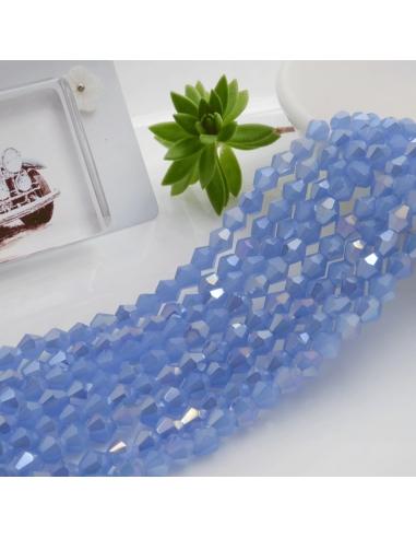 Filo di Cristalli Bicono sfaccettati Cielo AB di 4.5mm circa 110pz | GDO