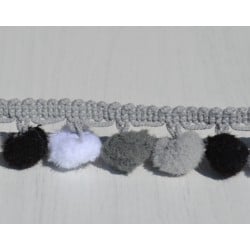 50CM pon pon multicol 11-12mm