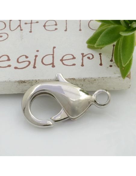 Moschettone in ottone 23 x 13 mm 1pz Gioie d'Oriente