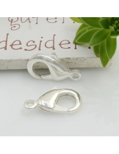 Moschettoni in ottone 19 x 11 mm 2pz Gioie d'Oriente 2