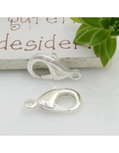 Moschettoni in ottone 19 x 11 mm 2pz Gioie d'Oriente