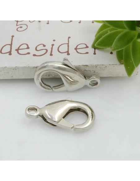 Moschettoni in ottone 19 x 11 mm 2pz Gioie d'Oriente