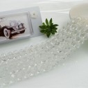Filo di Mezzi Cristalli cinesi Trasparente rondelle cipollotti 6x8mm sfaccettati briolette 65-70pz GDO | Gioie d'Oriente