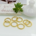 Anellini aperti metallo tondo oro giallo 12mm filo1.5mm 30pz | GDO