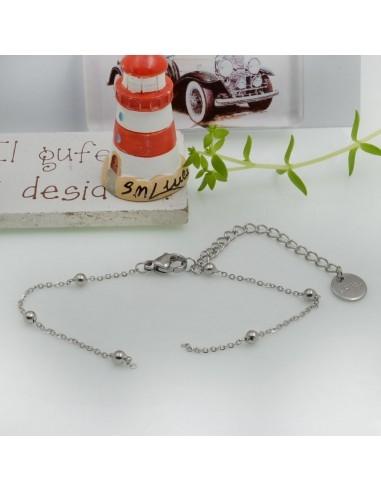 Base bracciale catena ovale con...