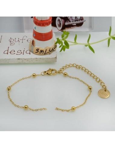 Base bracciale catena ovale con...