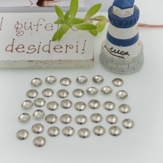 Copri perle lisce in ottone colori varianti 5mm 90pz Gioie d'Oriente 2